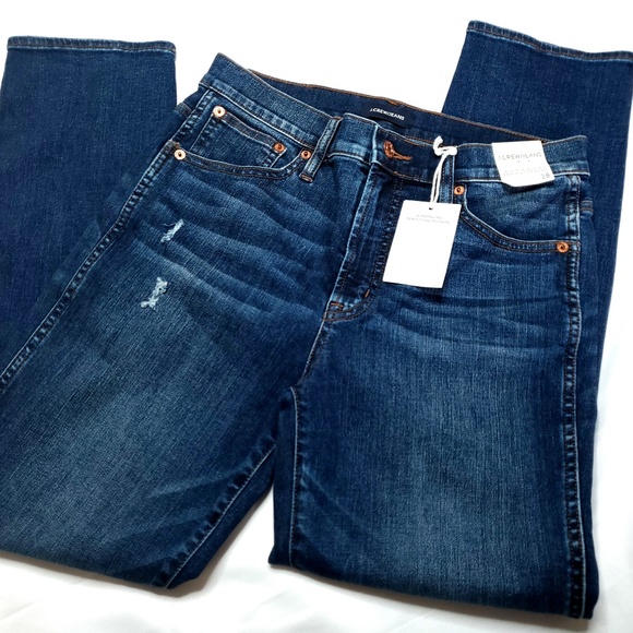 J Crew Vintage straight jean in rip-and-repair NWT - Picture 4 of 8